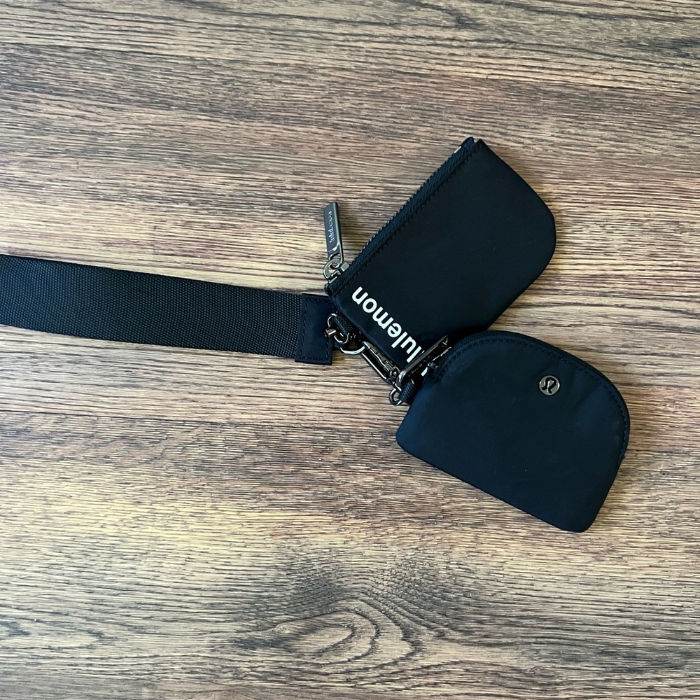 Lululemon Black wristlet